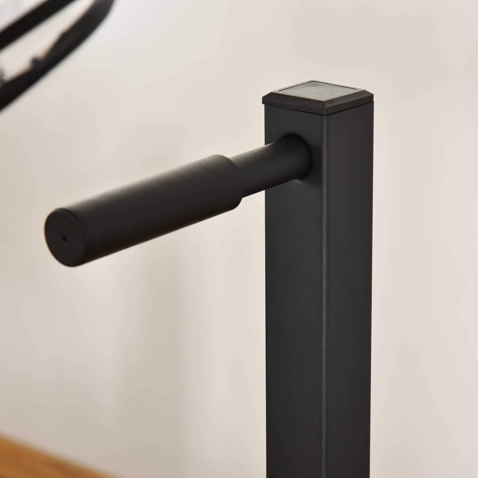 Dip Station with Padded Handles, Multifunctional Fitness Training Dip Bar for Indoor Home Gym Workout, Black Power Towers at Gallery Canada