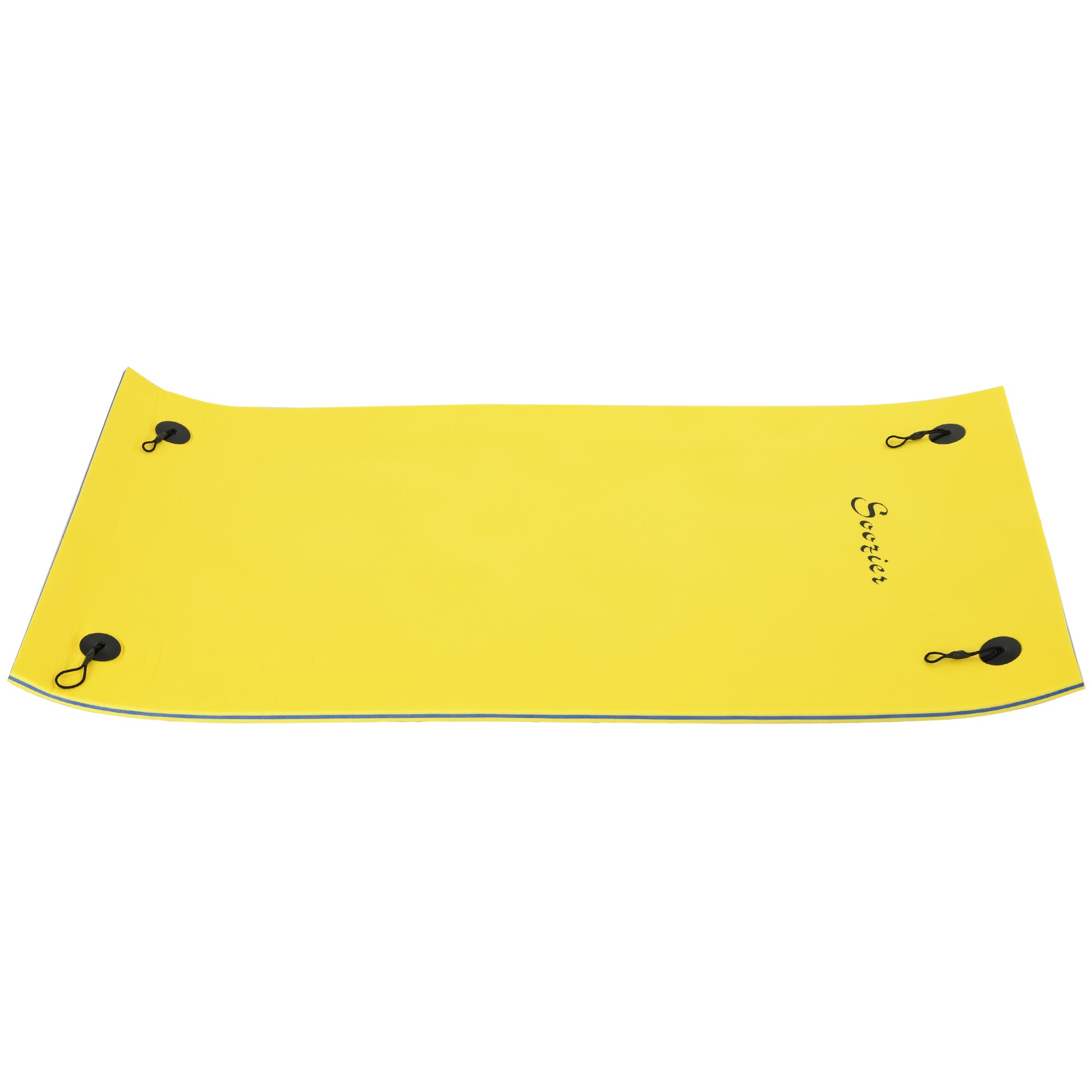 7.5x4ft Floating Mat Floating Lily Pad Water Carpet Float Aqua Mat Water Recreation and Relaxing in Pool Beach Lake Water Sports & Boating Supplies Blue and Yellow at Gallery Canada