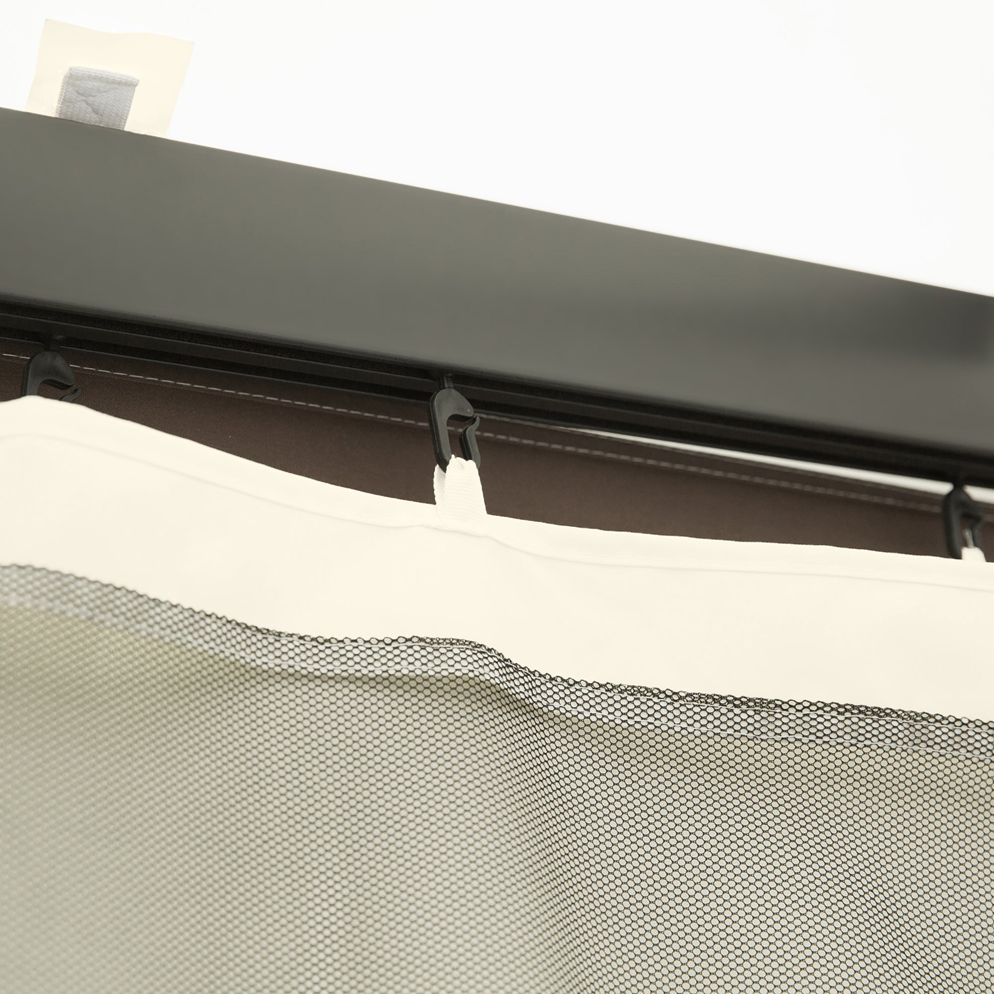 Replacement Mosquito Netting for Gazebo 10' x 13' Black Screen Walls for Canopy with Zippers for Parties and Outdoor Activities, Cream White Gazebo Sidewalls at Gallery Canada