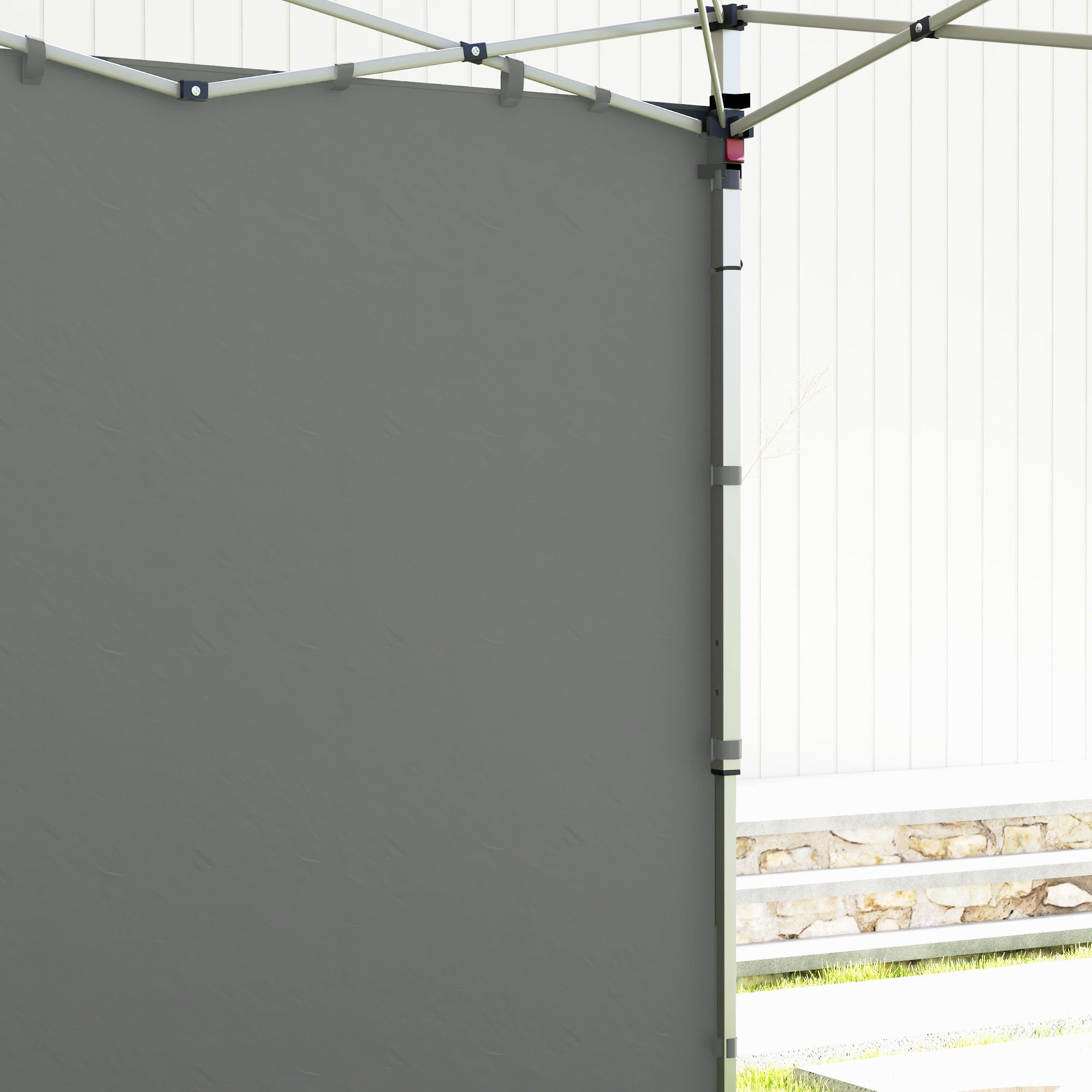 10' x 20' or 10' x 10' Pop Up Canopy Sidewalls, 2 Pack Gazebo Side Panels, Sides Replacement, with Zipped Doors Gazebo Sidewalls at Gallery Canada