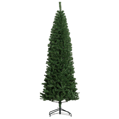 7FT Pencil Christmas Tree, Artificial Christmas Tree with Automatic Open for Home Party, Green Pencil Christmas Trees   at Gallery Canada