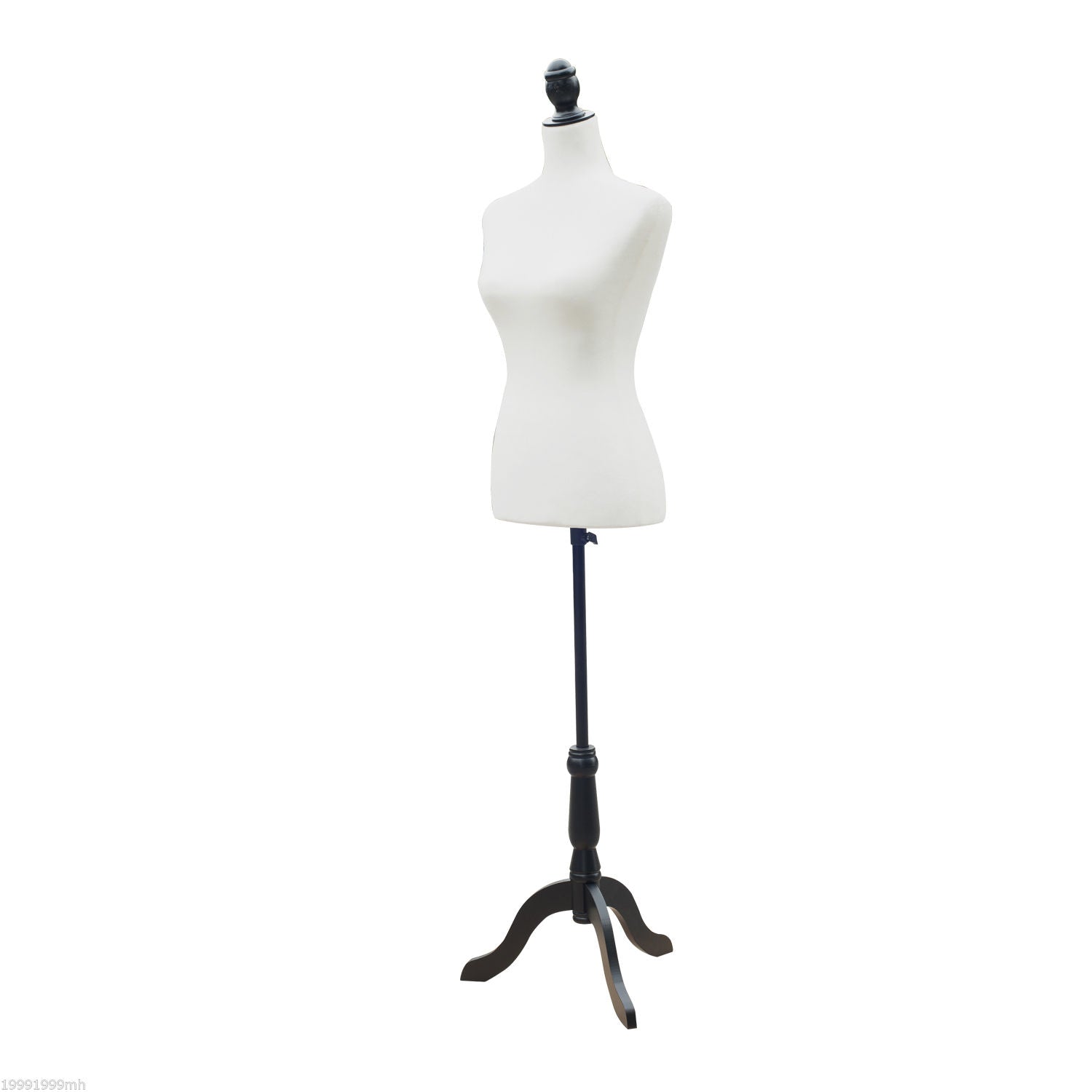 Female Fashion Mannequin Dress Form Torso Dressmaker Stand Clothing Display w/ Base (White) Dress Form & Mannequins at Gallery Canada