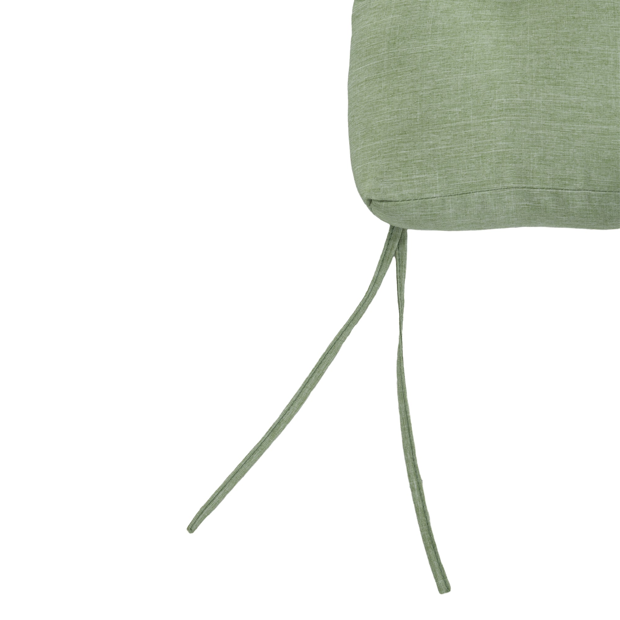 Outdoor Patio Chair Seat/Back Chair Cushion Replacement, Tufted Pillow with Thick Filling and String Ties, Light Green Patio Chair Cushions   at Gallery Canada