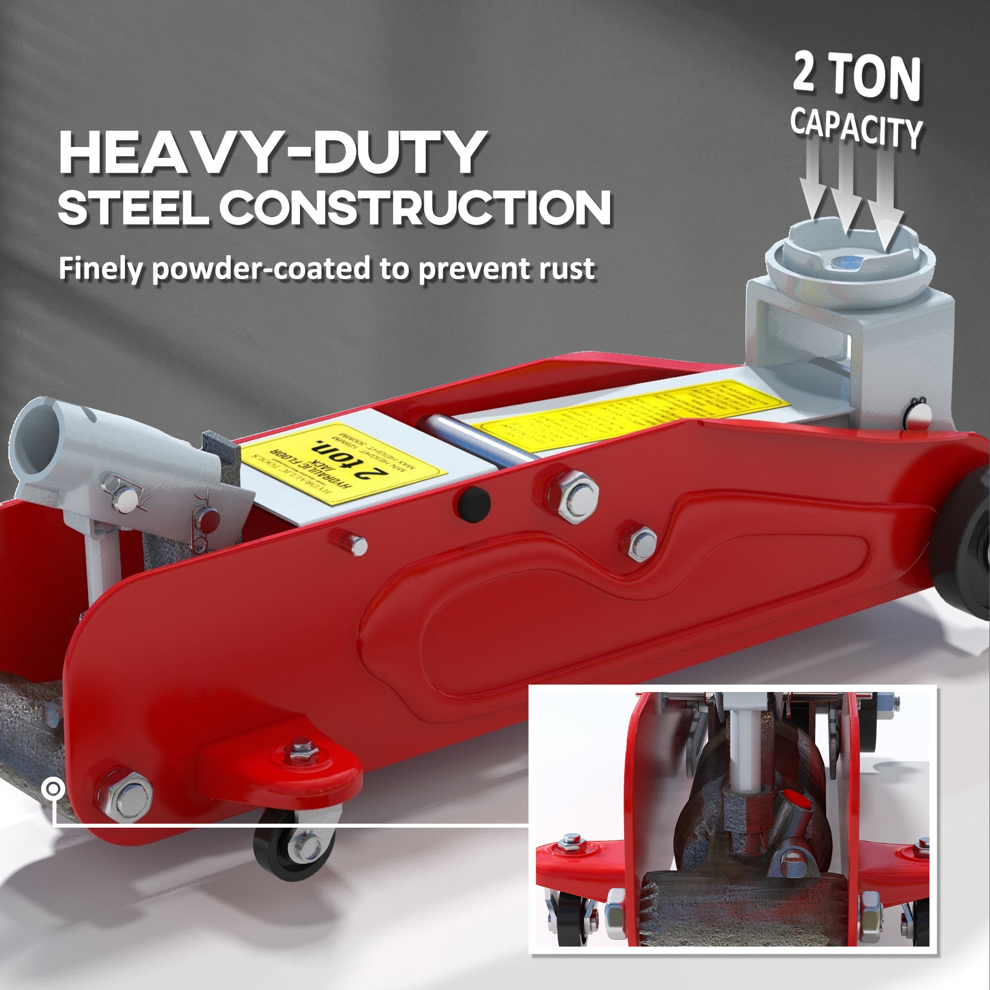 Low Profile Jack, Hydraulic Racing Floor Jack, 4.7