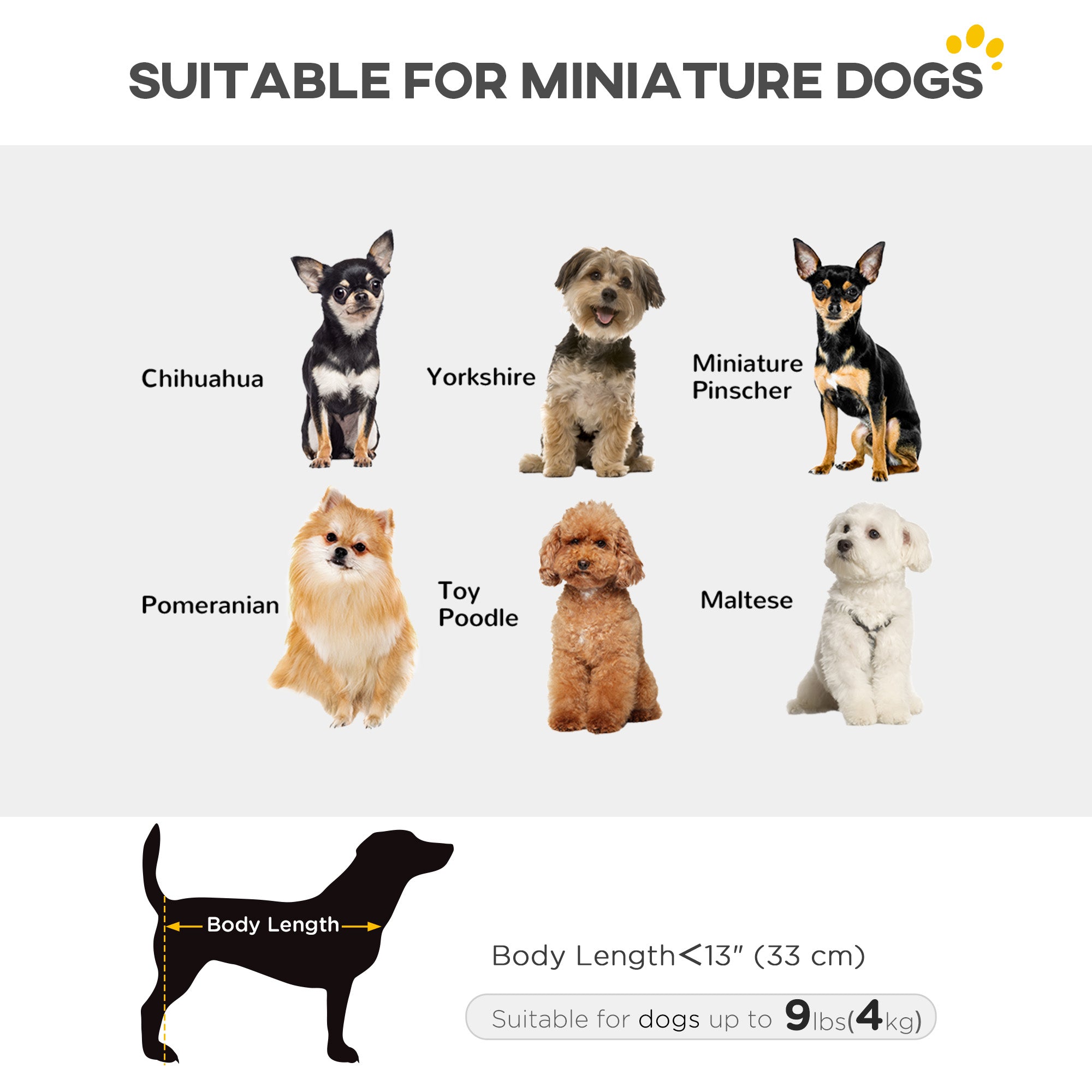 4 Wheels Folding Lightweight Pet Stroller with Universal Handle Rod, Storage Bag, Washable Cushion for Miniature Dogs Dog Bike Trailers & Strollers at Gallery Canada