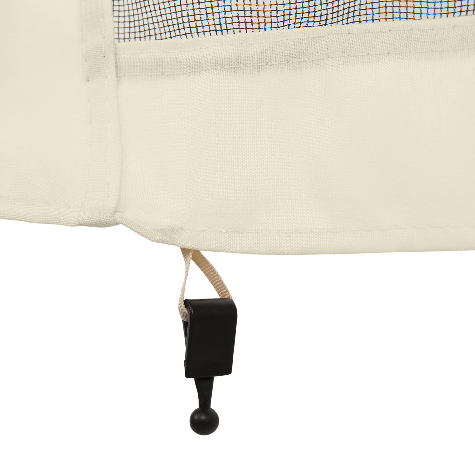 Replacement Mosquito Netting for Gazebo 10' x 12' Black Screen Walls for Canopy with Zippers, Cream White Gazebo Sidewalls at Gallery Canada
