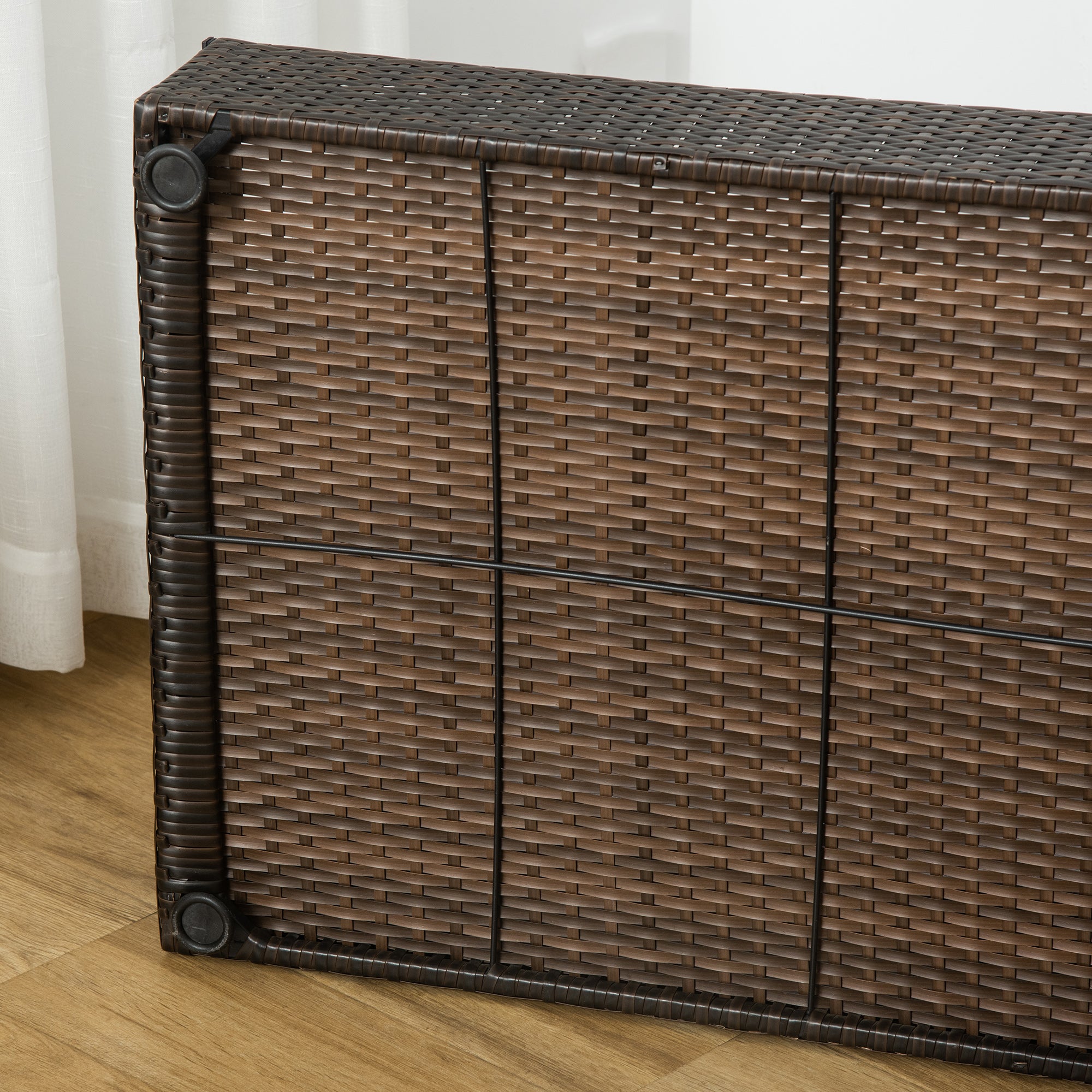 Wicker Dog House, Elevated Pet Sofa, Rattan Cat Bed, Indoor Outdoor Use, for Garden Patio with Foldable Roof, for Small or Medium-Sized Dogs, Coffee Houses, Kennels & Pens at Gallery Canada