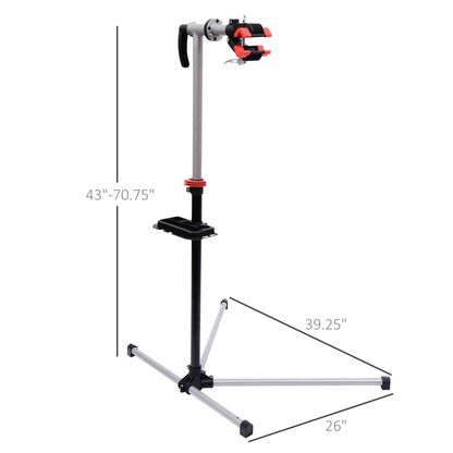 47" To 75" Adjustable Bike Repair Stand Tool Tray Bicycle Cycle Rack Work Bike Repair Stands   at Gallery Canada