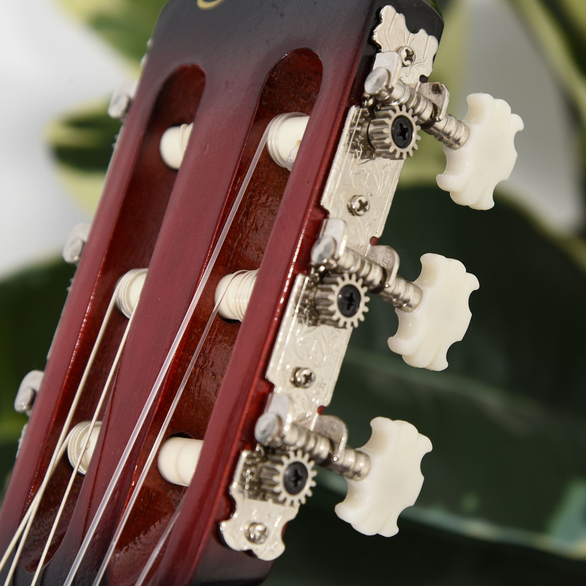 39.5 Inch Acoustic Electric Guitar for Beginner with Strings, Beige Strap, 3 Picks and Case Bag, Wine Red Electronic Musical Pianos at Gallery Canada