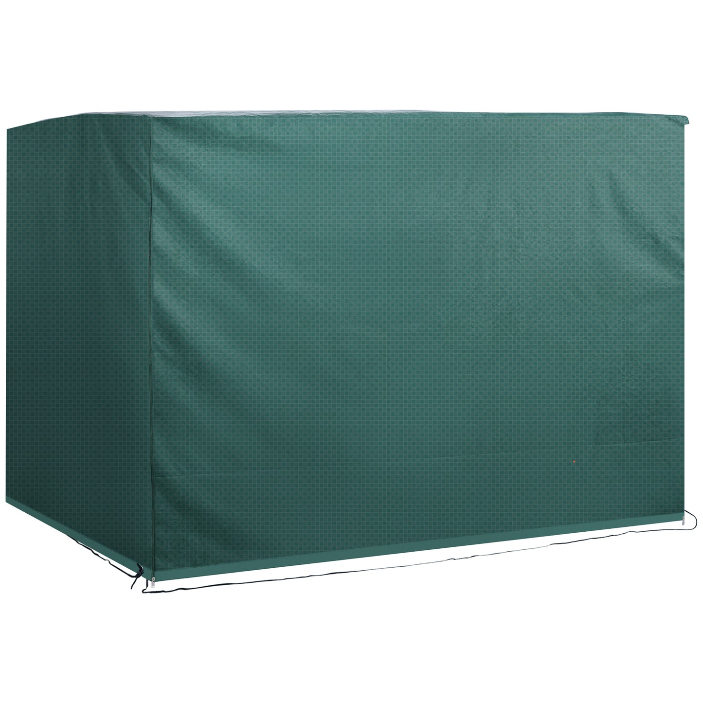 3-Seater Patio Swing Cover, Outdoor Garden Furniture Protection Hammock Glider Cover, Waterproof Dustproof Windproof, 85" x 61" x 59", Dark Green Patio Furniture Covers Dark Green  at Gallery Canada