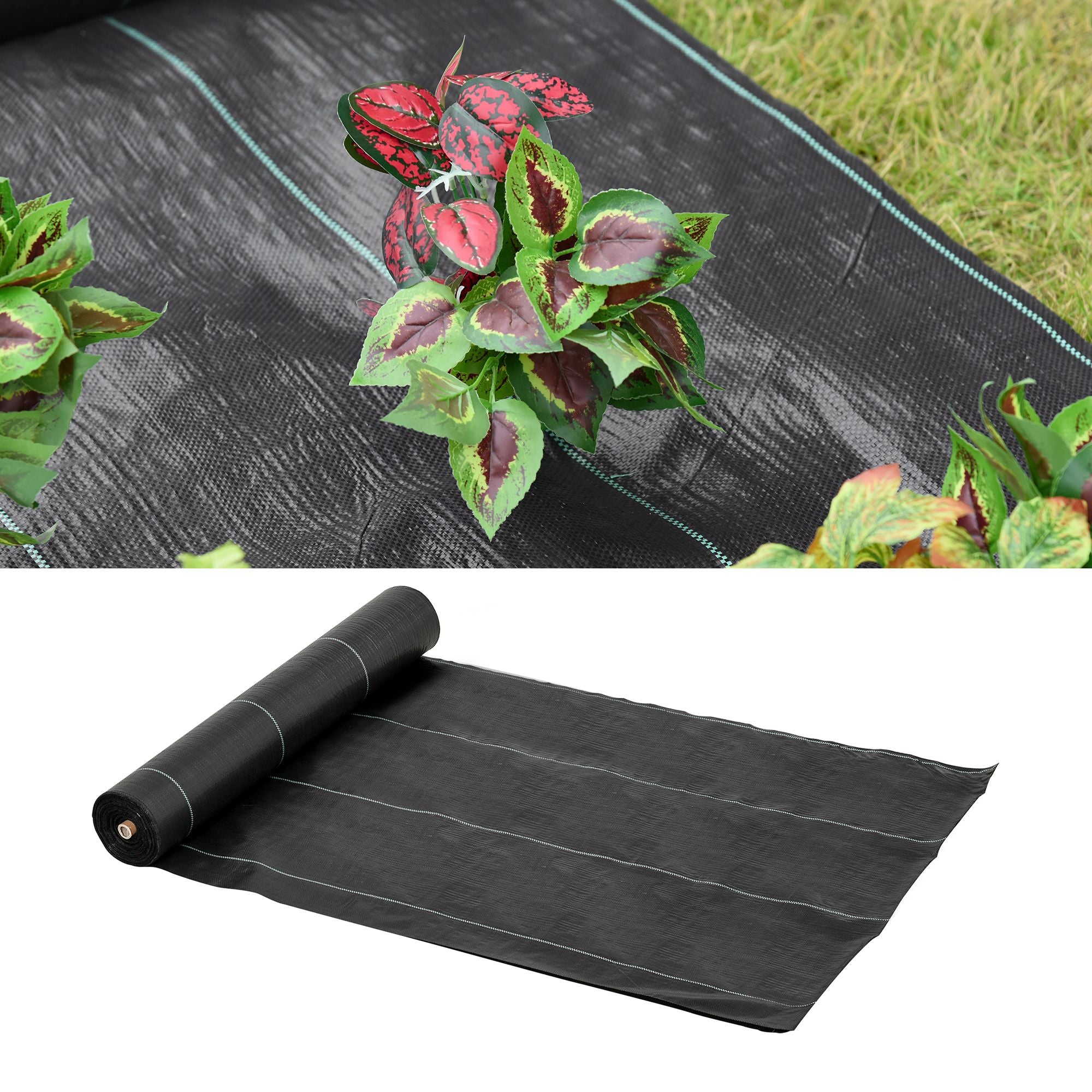 6.6ftx164ft Gardener Premium Weed Barrier 3.5OZ Landscape Fabric Durable &; Heavy-Duty Weed Block Gardening Mat Weed Barrier Fabrics   at Gallery Canada