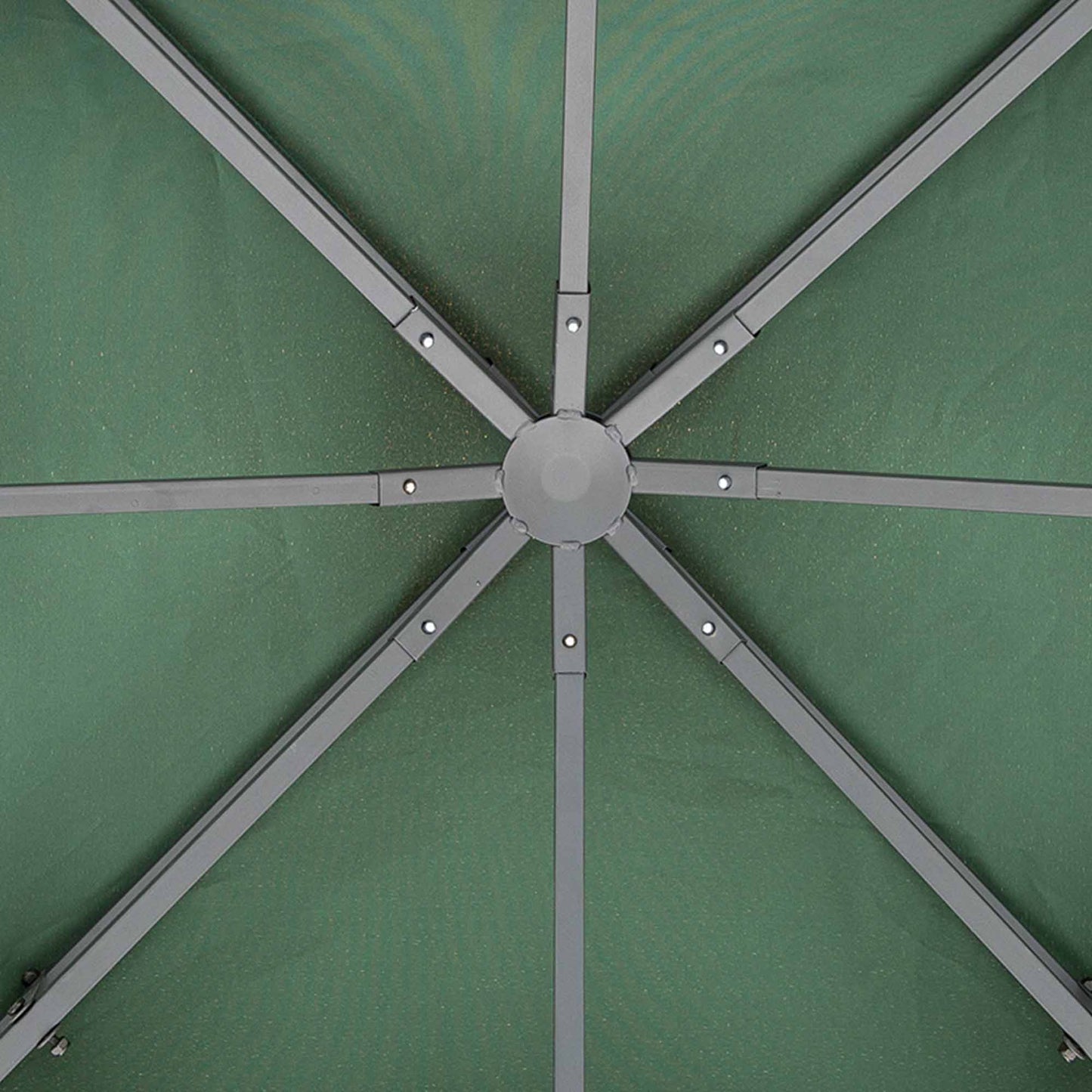 9.8'x9.8' Canopy Replacement 2-Tier Gazebo Canopy Top Cover, Green Gazebo Canopy Replacement   at Gallery Canada