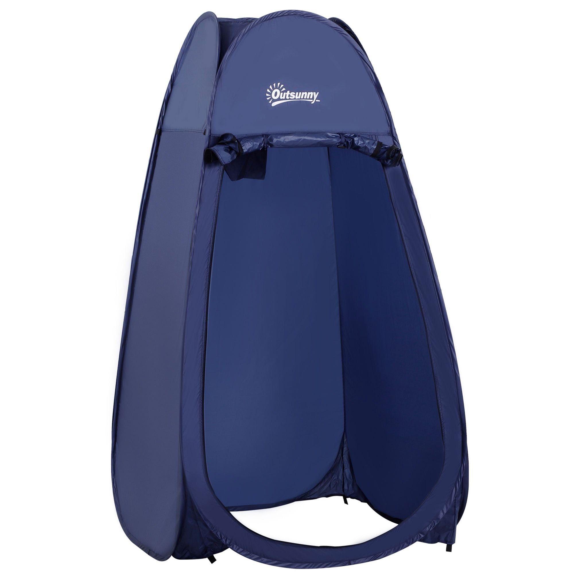 Portable Pop-Up Camping Shower Tent, Privacy Shelter for Outdoor/Indoor Use, Navy Blue Camping Tents   at Gallery Canada