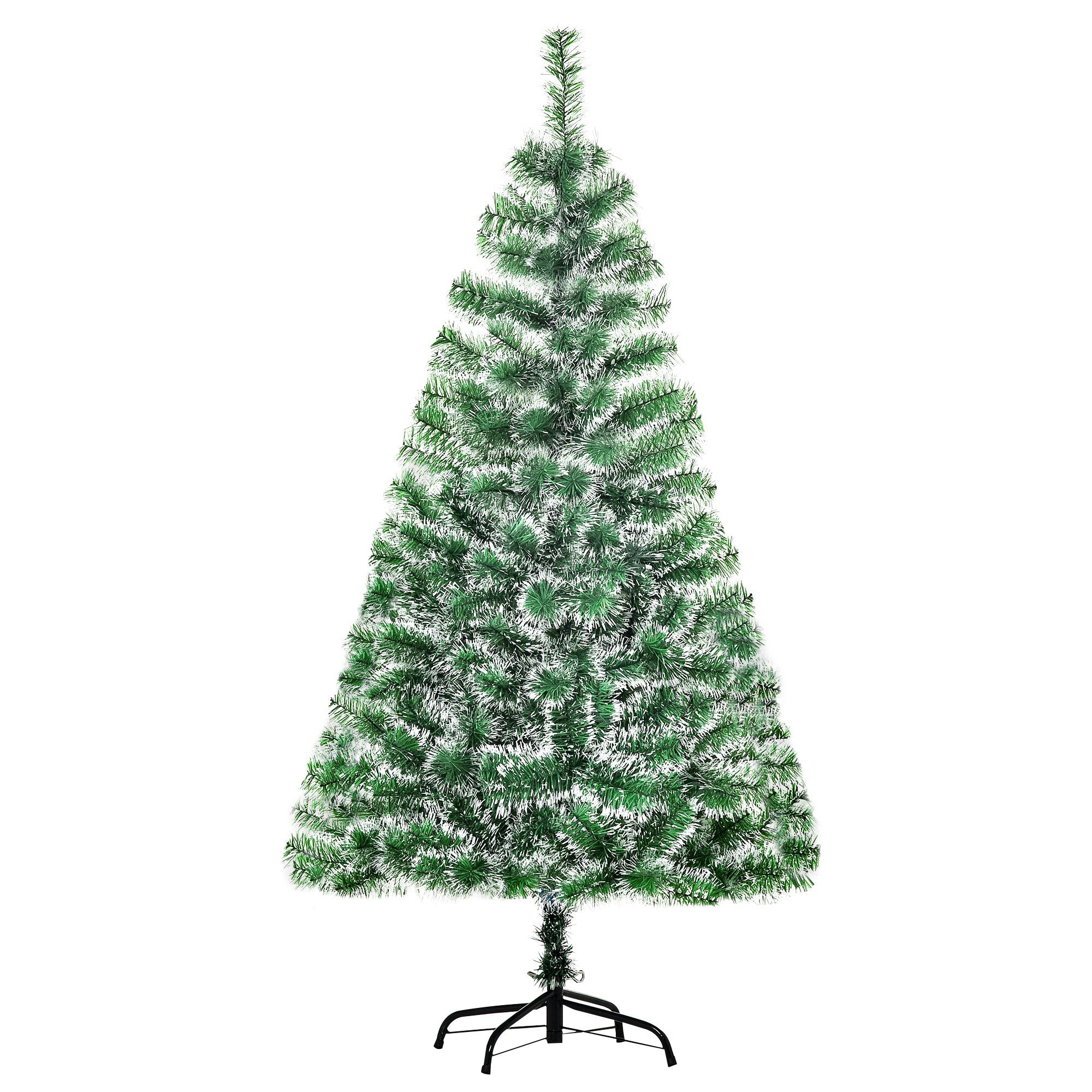 5FT Indoor Christmas Tree Artificial Decoration Xmas Gift with Metal Stand 416 Tips Artificial Christmas Trees Green  at Gallery Canada