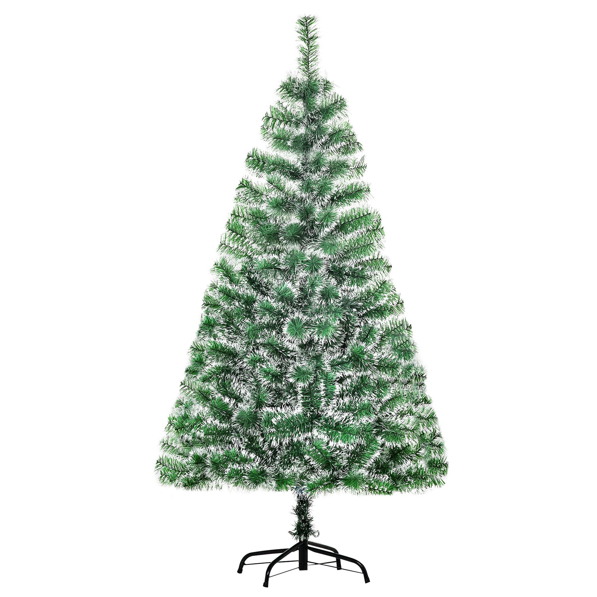 5FT Indoor Christmas Tree Artificial Decoration Xmas Gift with Metal Stand 416 Tips Artificial Christmas Trees Green  at Gallery Canada