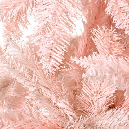 7ft Artificial Christmas Tree Home Decoration Automatic Open White and Pink Artificial Christmas Trees   at Gallery Canada