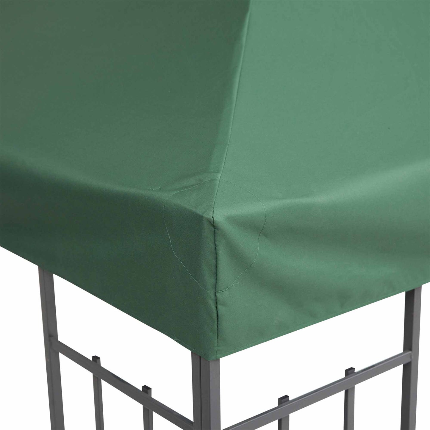 9.8'x9.8' Canopy Replacement 2-Tier Gazebo Canopy Top Cover, Green Gazebo Canopy Replacement   at Gallery Canada