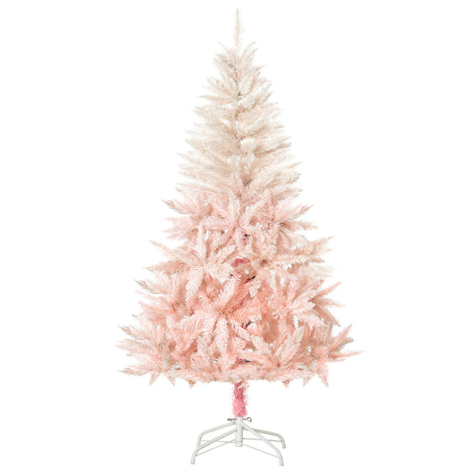 6ft Artificial Christmas Tree Home Decoration Automatic Open White and Pink Artificial Christmas Trees Multi Colour  at Gallery Canada