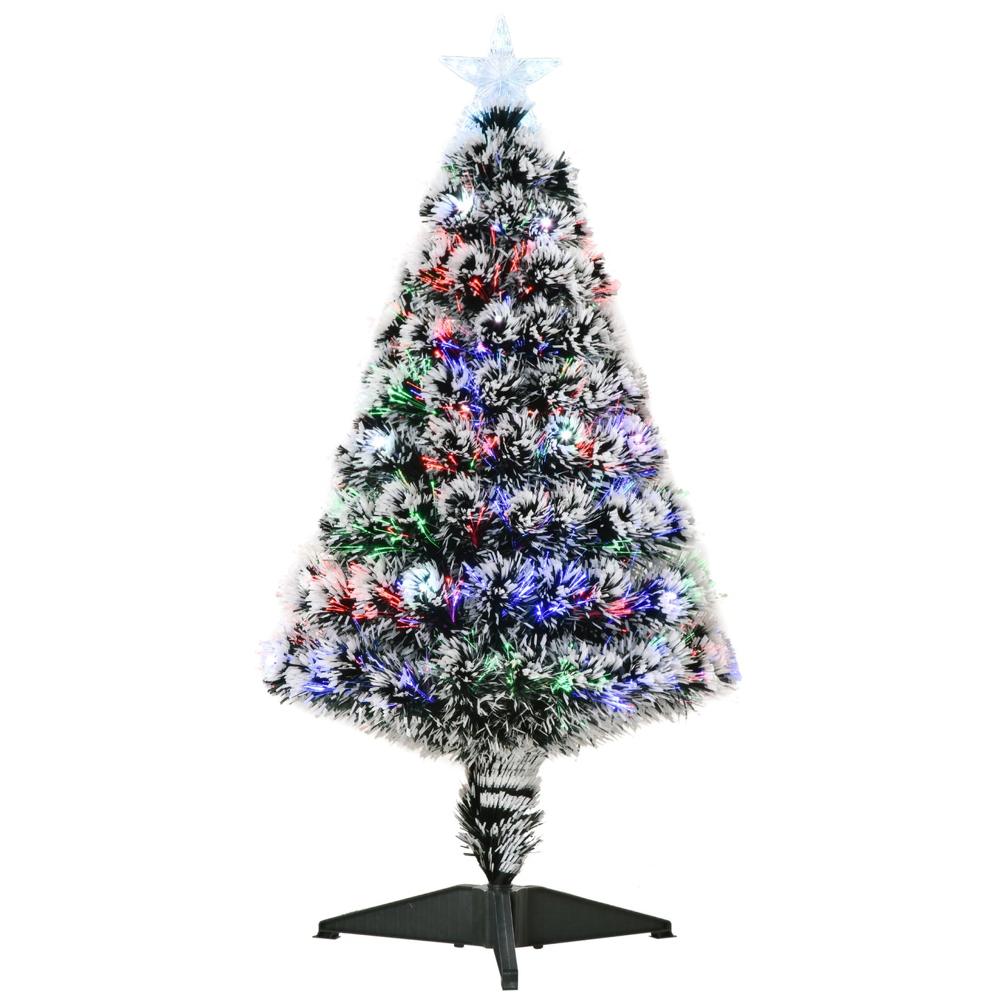 3ft Pre-Lit LED Optical Fiber Christmas Tree w/ Stand Pre Lit Christmas Trees Multi Colour  at Gallery Canada