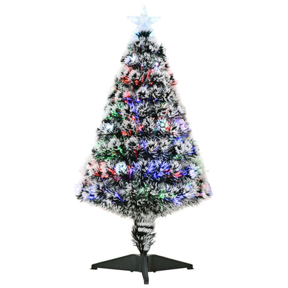 3ft Pre-Lit LED Optical Fiber Christmas Tree w/ Stand Pre Lit Christmas Trees Multi Colour  at Gallery Canada