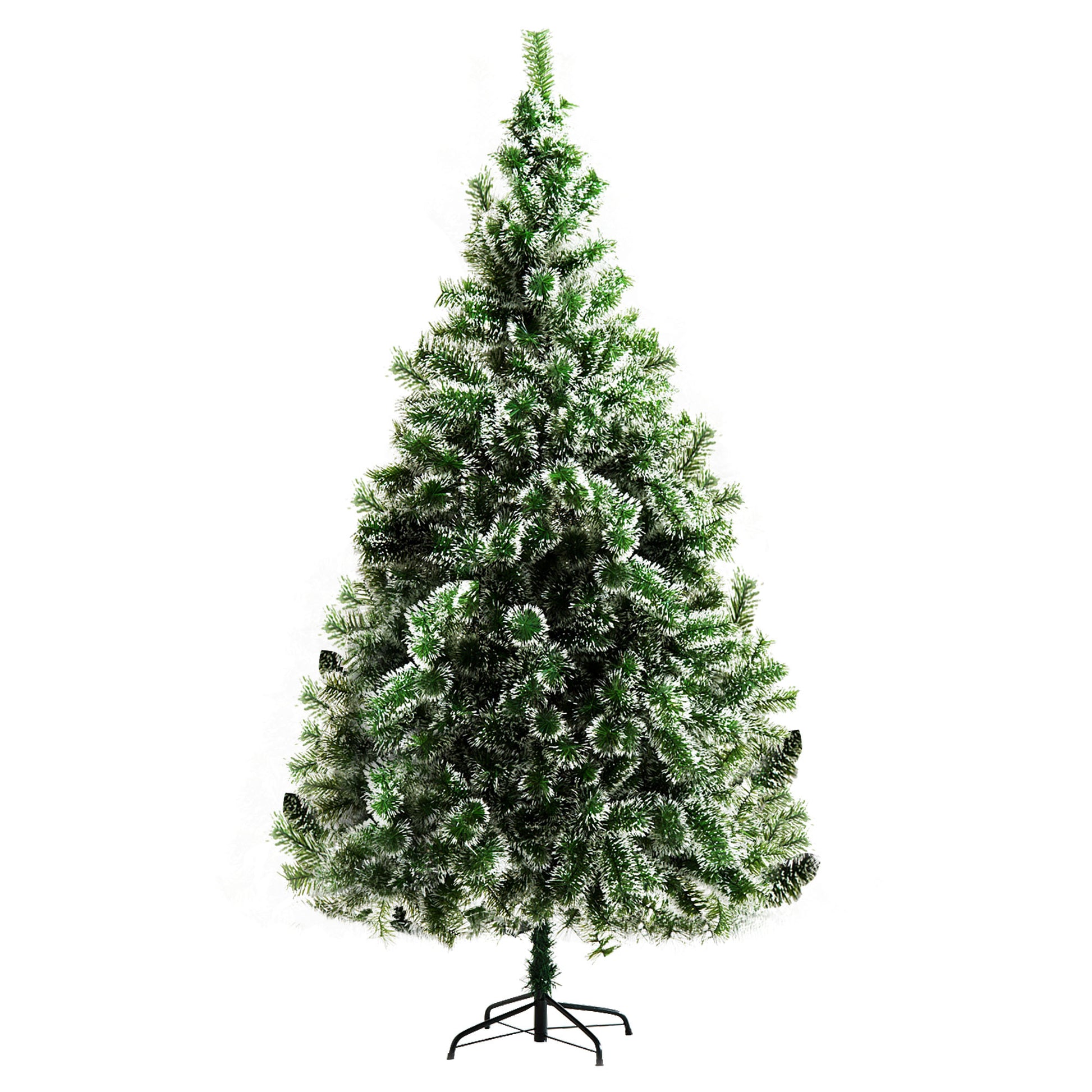 7FT Christmas Tree Artificial Classic Tree Holiday Indoor Decoration, with Mental Support 968 Tips, Green Artificial Christmas Trees Green  at Gallery Canada