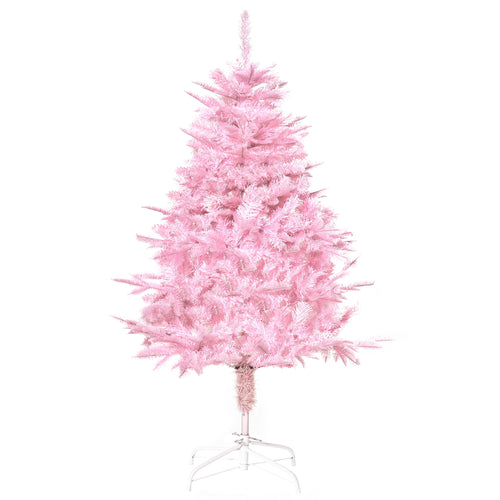 4FT Artificial Christmas Tree Holiday Xmas Tree Decoration with Automatic Open for Home Party, Pink