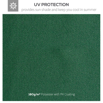 9.8' x 9.7' Square Gazebo Canopy Replacement UV Protected Top Cover Sun Shade Green Gazebo Canopy Replacement   at Gallery Canada