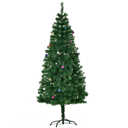 6ft Green Christmas Tree Artificial Xmas Holidays Party with Decoration Ornament Artificial Christmas Trees Green  at Gallery Canada