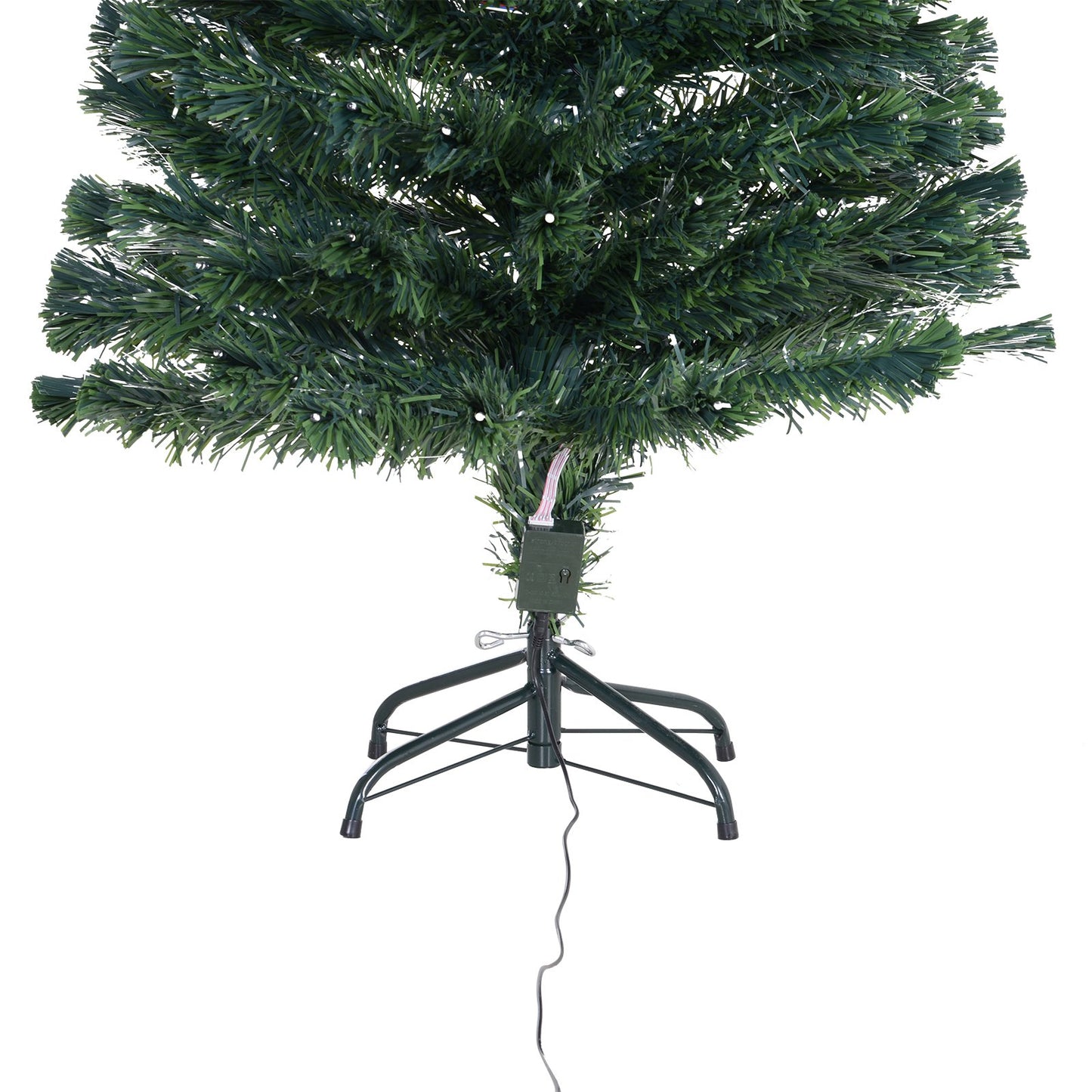 5FT Pre-lit LED Optical Fiber Christmas Tree Artificial Holiday Décor with Stand Green Pre Lit Christmas Trees   at Gallery Canada