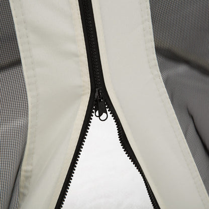 Replacement Mosquito Netting for Gazebo 13' x 13' Black Screen Walls for Canopy with Zippers for Outdoor - Cream White Gazebos   at Gallery Canada