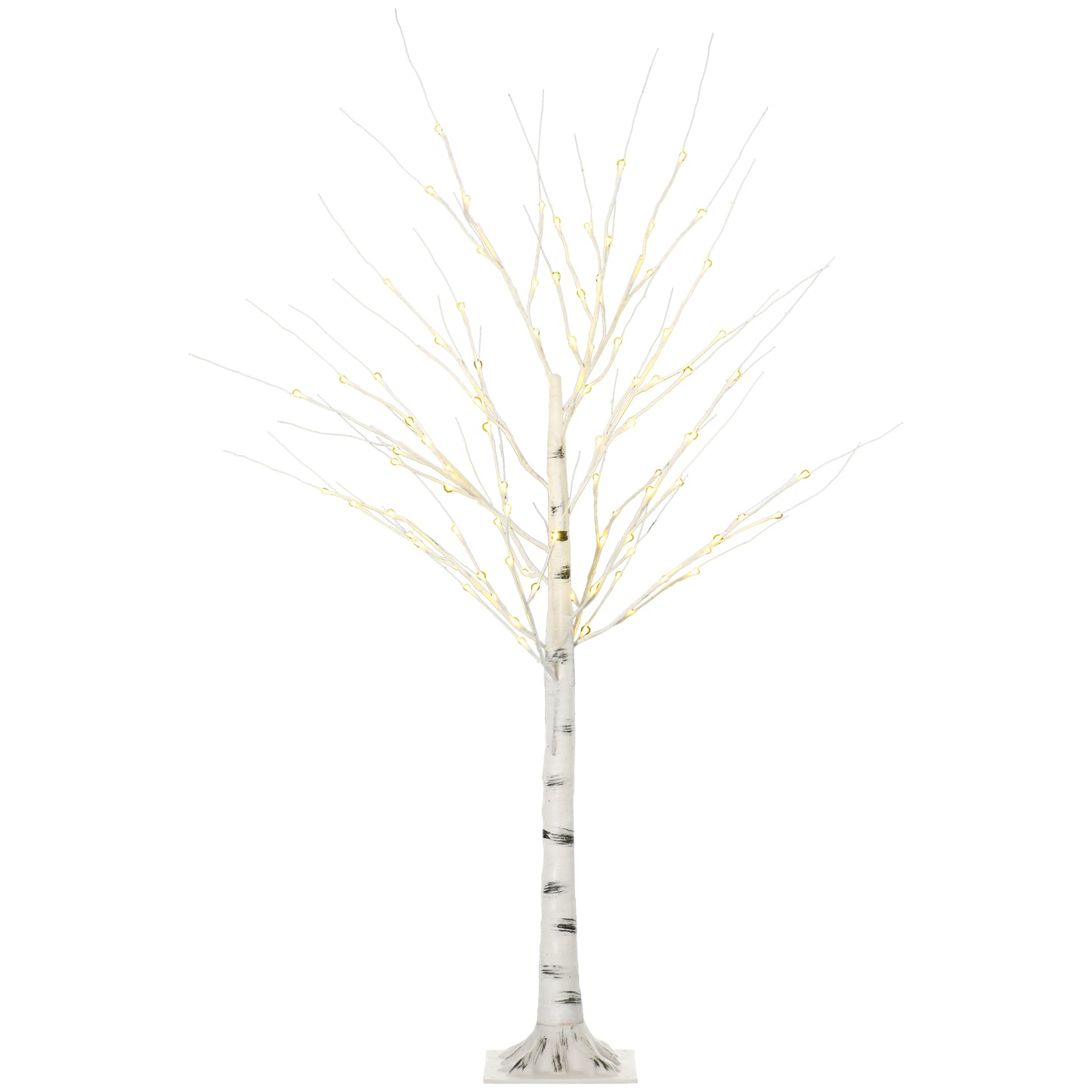 5 ft Artificial Birch Tree Light with Pre-Lit LED Light for Home Party, Indoor and Covered Outdoor Use Artificial Tree Light White  at Gallery Canada