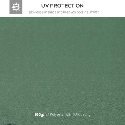 9.8'x9.8' Canopy Replacement 2-Tier Gazebo Canopy Top Cover, Green Gazebo Canopy Replacement   at Gallery Canada