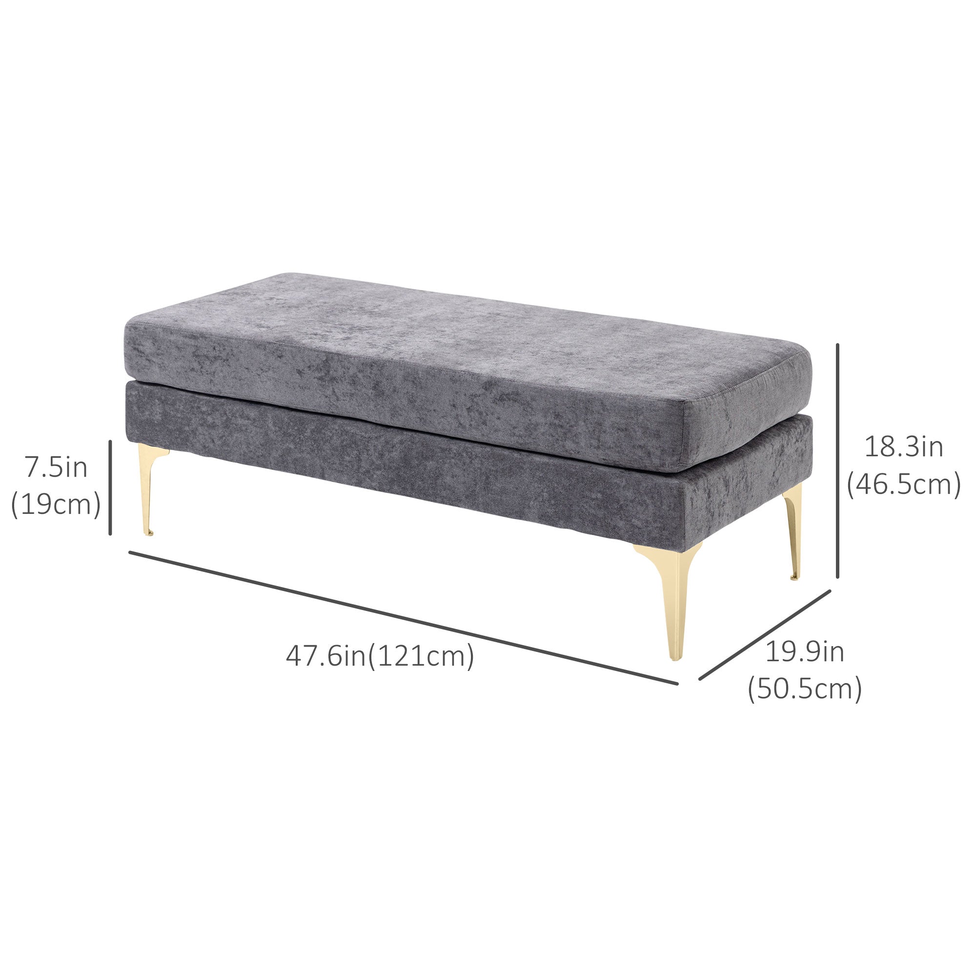 Upholstered Bench, 48