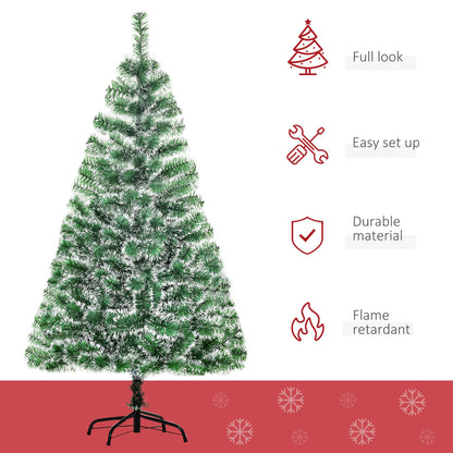 5FT Indoor Christmas Tree Artificial Decoration Xmas Gift with Metal Stand 416 Tips Artificial Christmas Trees   at Gallery Canada