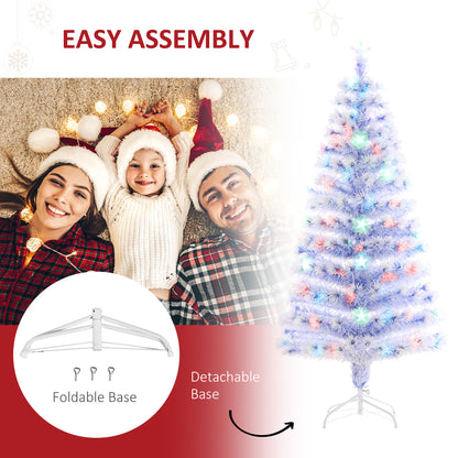 5ft Pre Lit Christmas Tree, LED Optical Fiber Christmas Tree - Gallery Canada