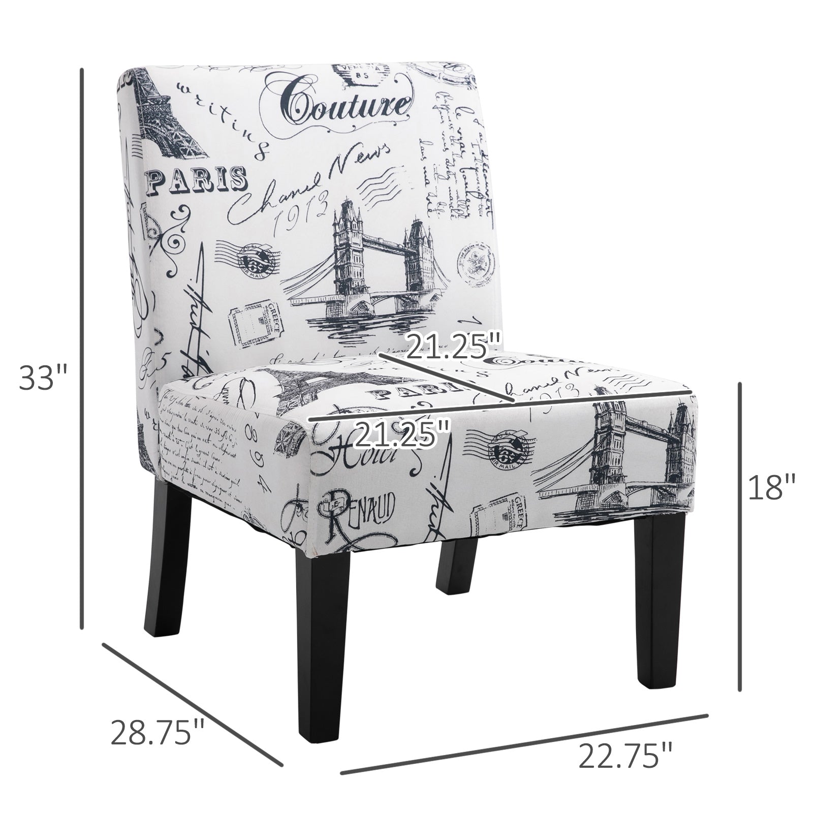 Comfortable Stable Modern Dining Chair In Hand-Painted Style for Dining Room and Bedroom Bar Stools   at Gallery Canada