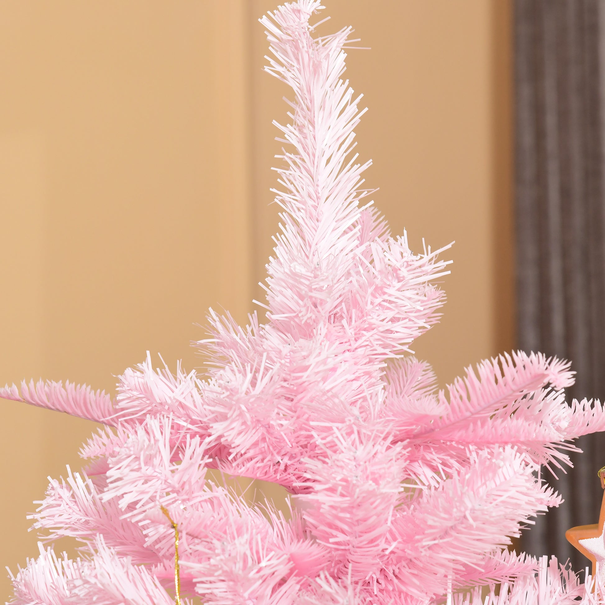 6FT Artificial Christmas Tree Holiday Xmas Tree Decoration with Automatic Open for Home Party, Pink Artificial Christmas Trees   at Gallery Canada