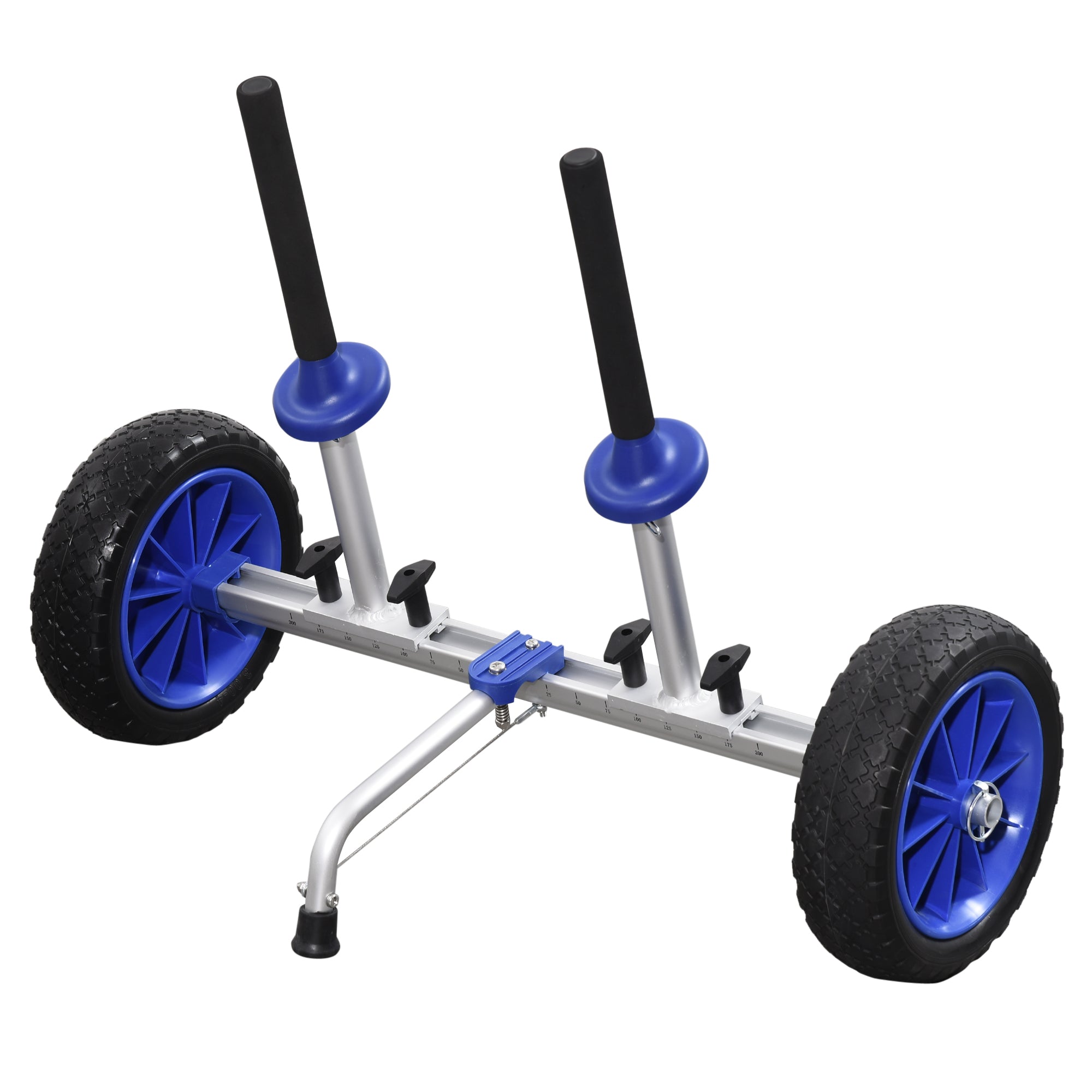 Aluminum Kayak Cart Adjustable Kayak Dolly with Wheels and Foldable Kickstand for Kayaks, Canoes, Paddleboards Kayak Carts   at Gallery Canada