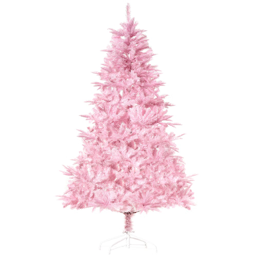 5FT Artificial Christmas Tree Holiday Xmas Tree Decoration with Automatic Open for Home Party, Pink