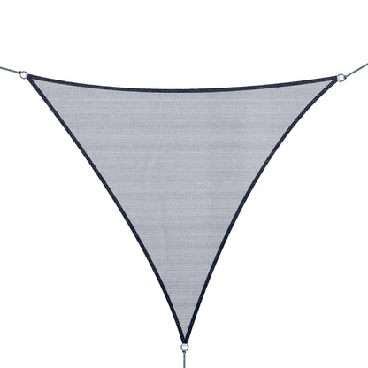 Triangle 10' Canopy Sun Sail Shade Garden Cover UV Protector Outdoor Patio Lawn Shelter with Carrying Bag Grey Shade Sails Grey  at Gallery Canada