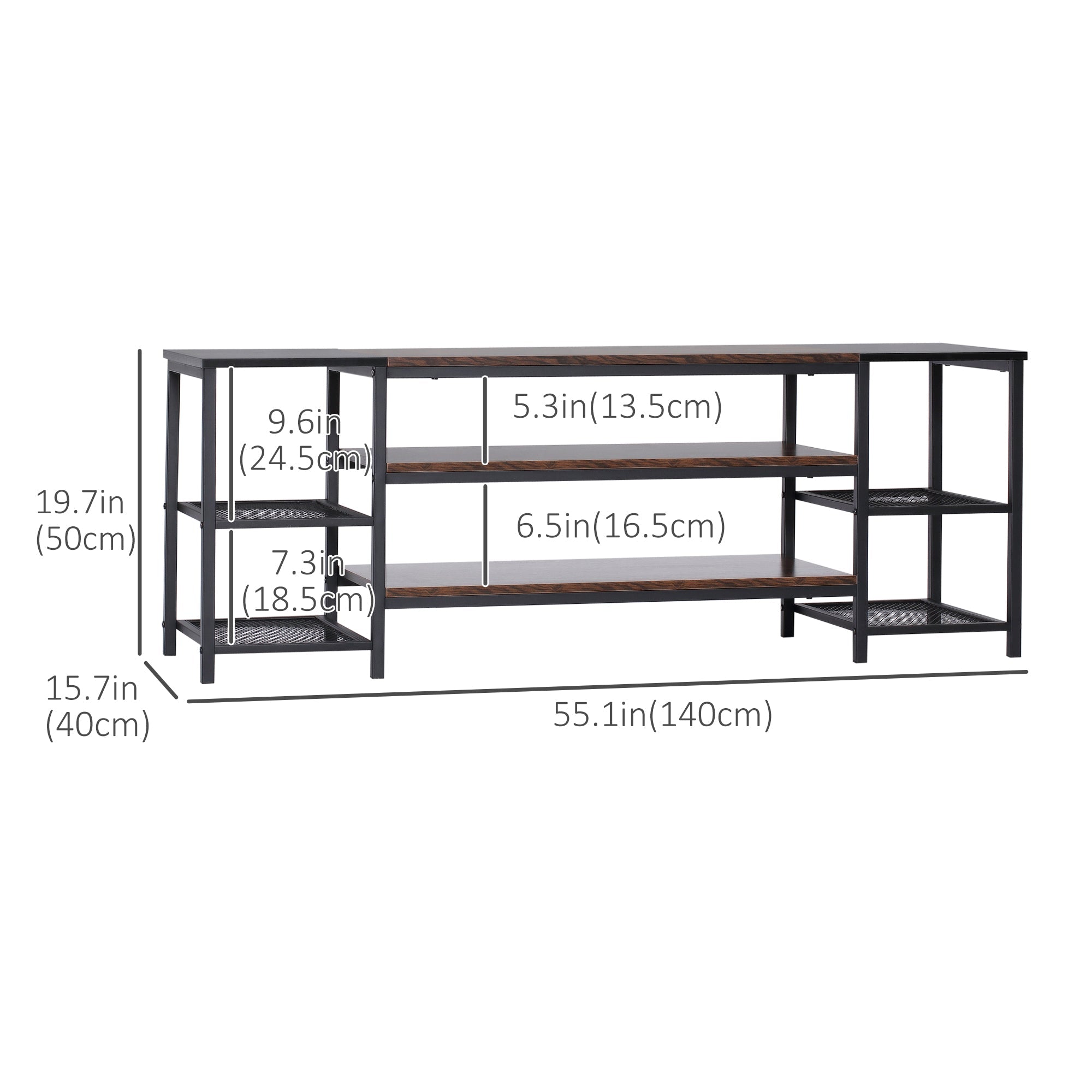 Industrial TV Cabinet for TVs Up to 60