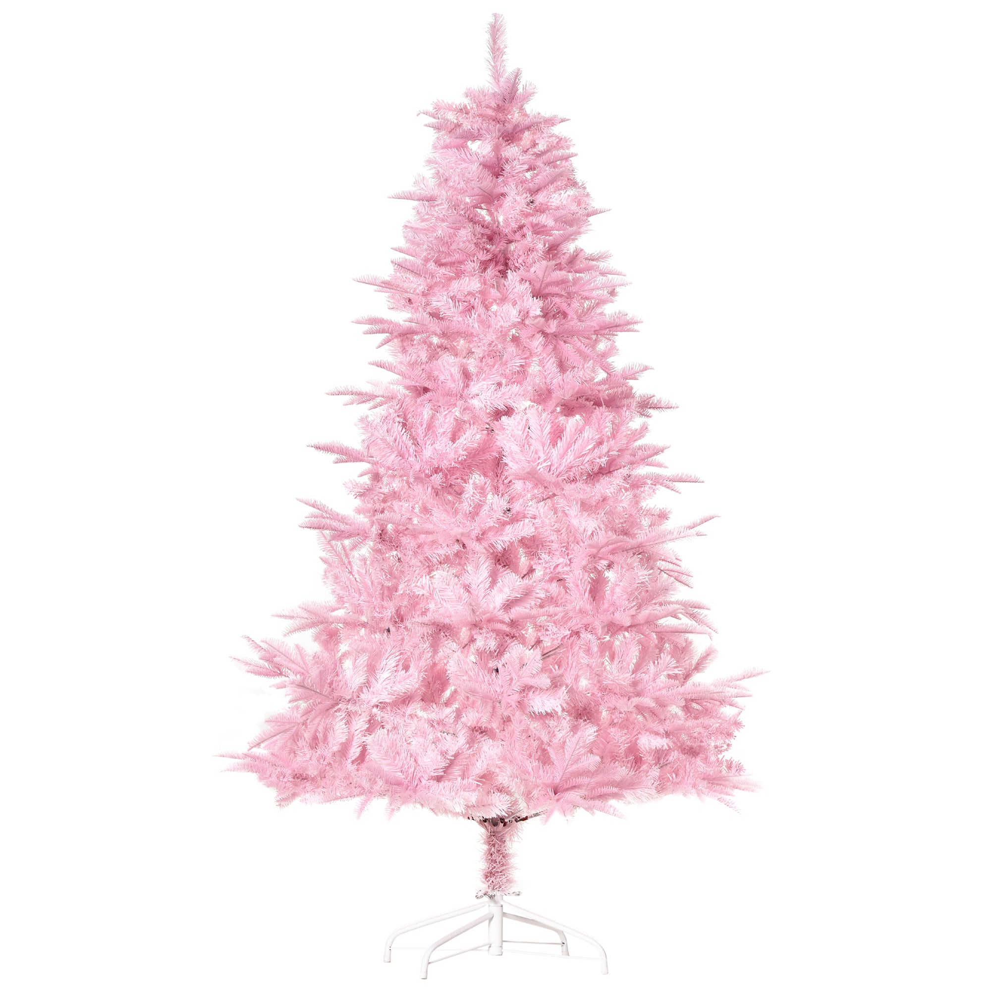 6FT Artificial Christmas Tree Holiday Xmas Tree Decoration with Automatic Open for Home Party, Pink Artificial Christmas Trees Pink  at Gallery Canada