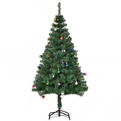 4.9ft Green Christmas Tree Artificial Xmas Holidays Party with Decoration Ornament Artificial Christmas Trees Green  at Gallery Canada