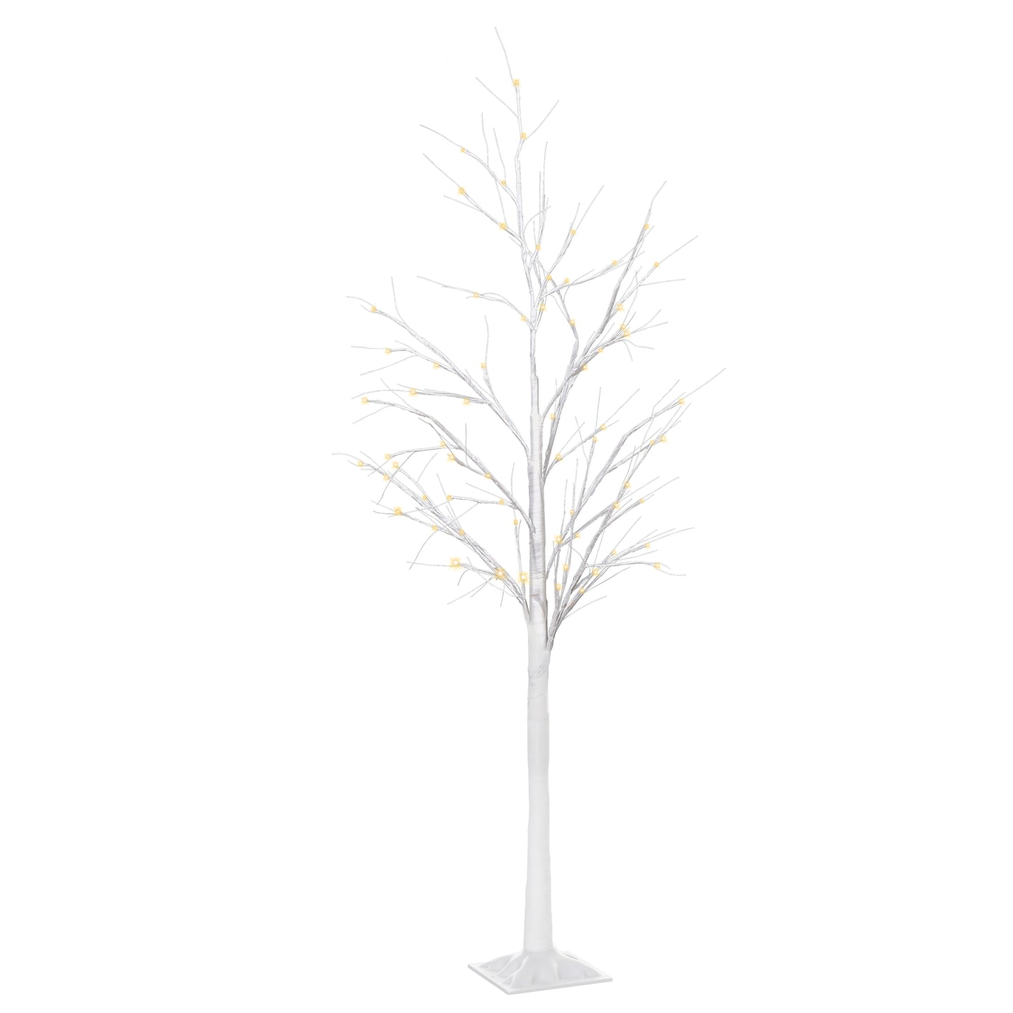 5FT Garden Birch Tree Light with 58 Warm LEDs and 8 Light Modes, DIY Artificial Tree Lamp for Outdoor and Indoor Birthday Wedding Party Artificial Tree Light White  at Gallery Canada