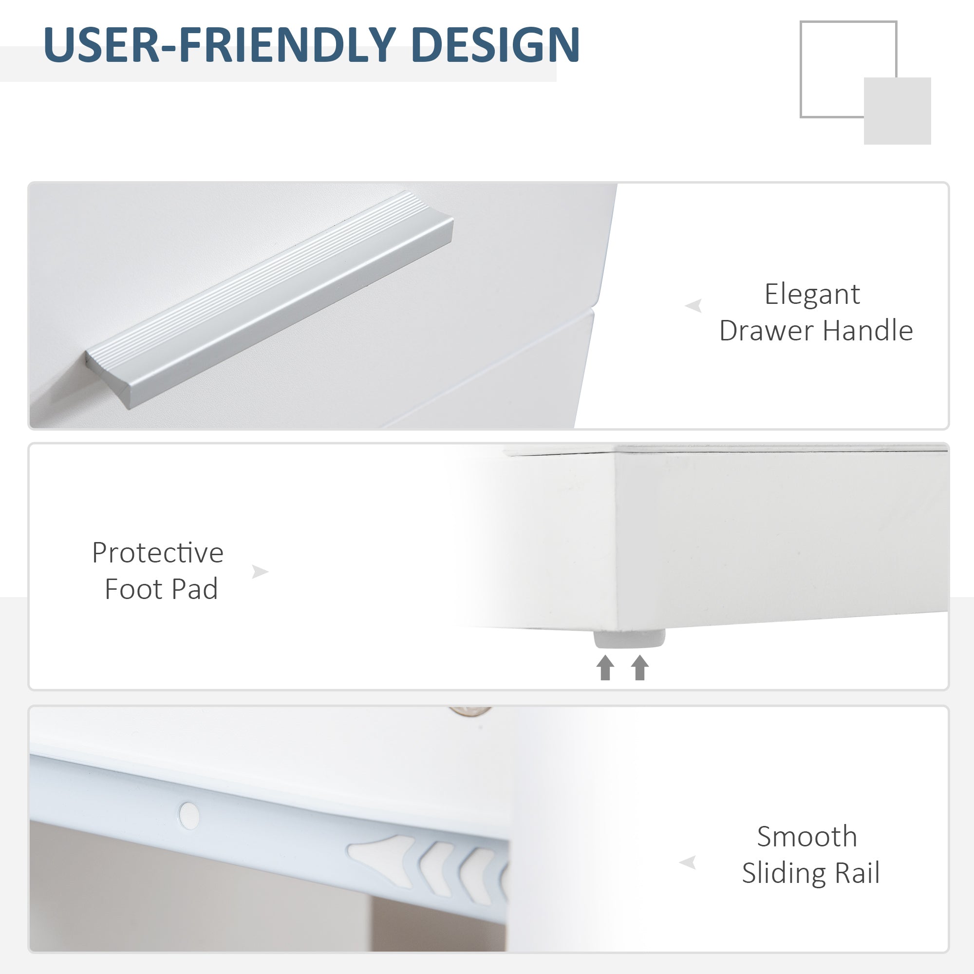 L-Shaped Rotating Computer Desk Home Office Study Workstation with Storage Shelves, Cabinet and Drawer for Home &; Office, White Writing Desks   at Gallery Canada