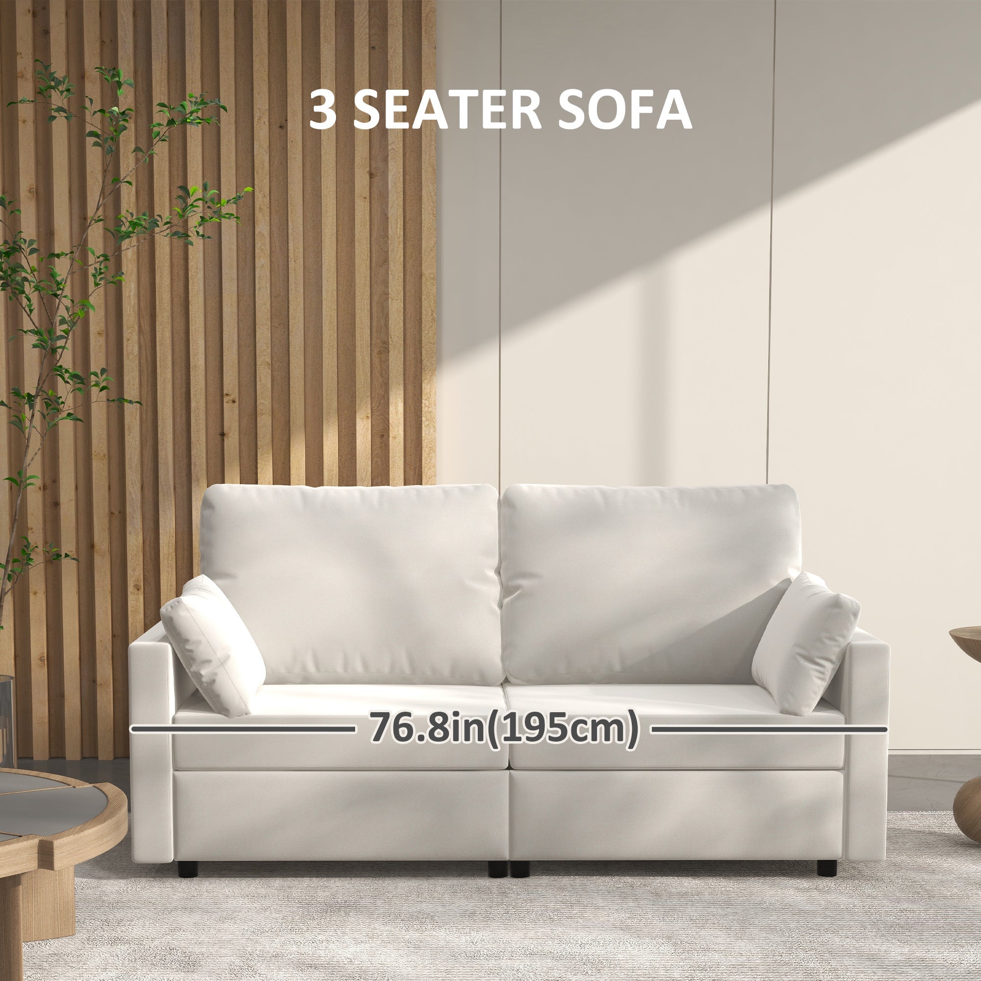 Modern 3 Seater Sofa, 77