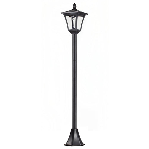 Outdoor Garden Solar Post Lamp, Light Sensor Dimmable LED Lantern Bollard Pathway 63