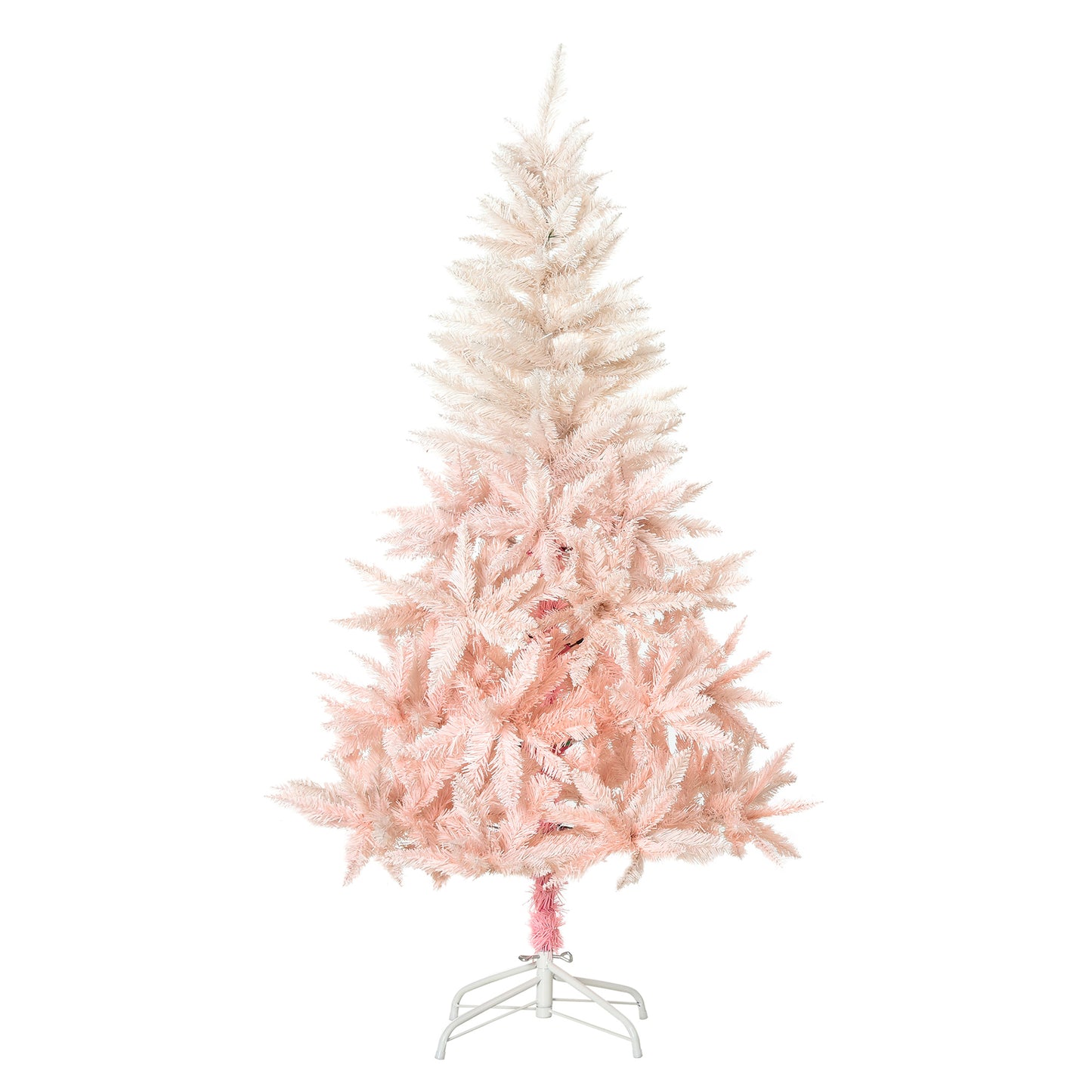 5ft Artificial Christmas Tree Home Decoration Automatic Open White and Pink Artificial Christmas Trees   at Gallery Canada