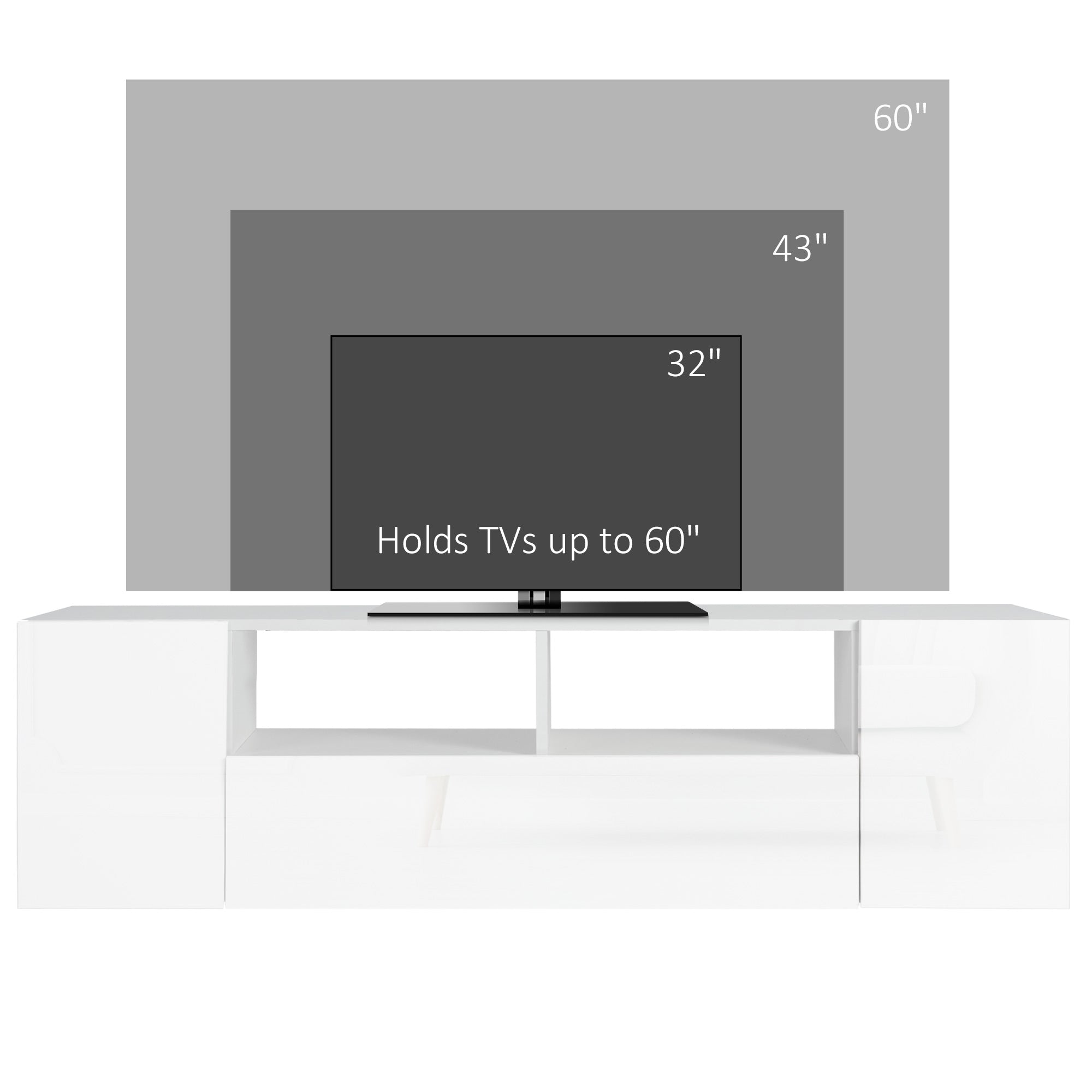 TV Stand for TVs up to 60