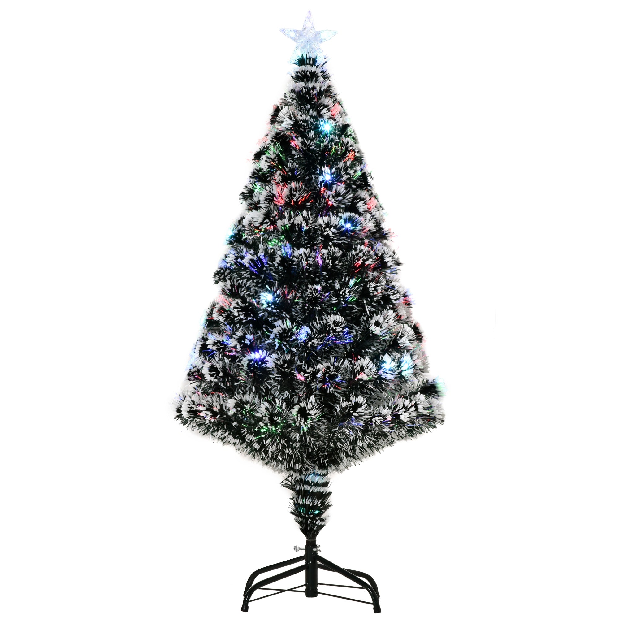 4ft Pre-Lit LED Optical Fiber Christmas Tree Artificial Seasonal Decor Pre Lit Christmas Trees Multi Colour  at Gallery Canada